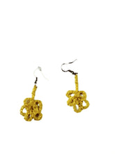 Load image into Gallery viewer, Hand-knit Daisy Earrings
