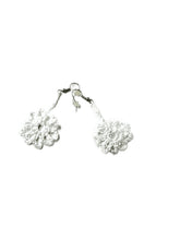 Load image into Gallery viewer, Hand-knit Daisy Earrings
